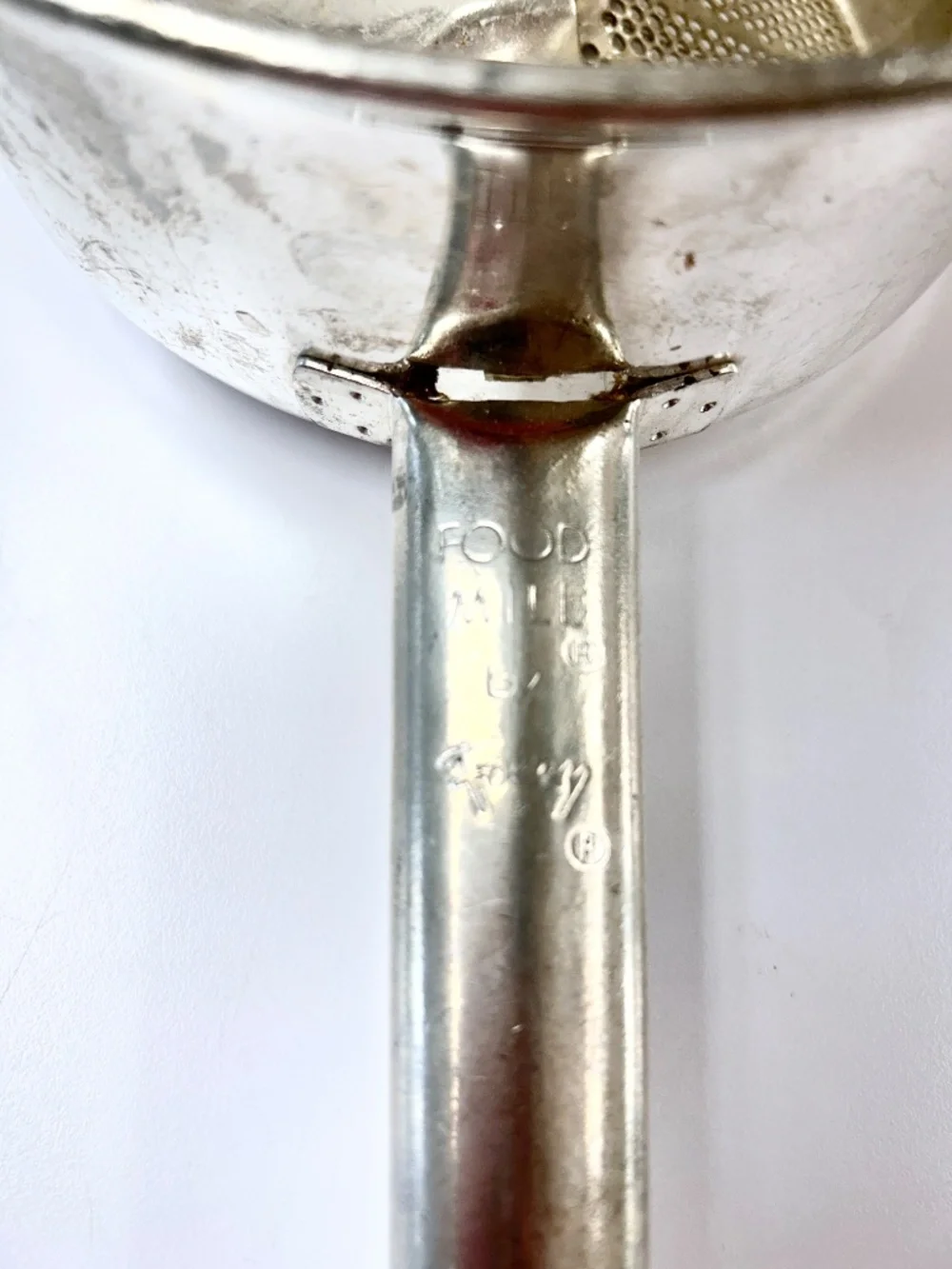 Vintage Foley Food Mill No 101 Stainless Steel 2 QT Masher Ricer Strainer